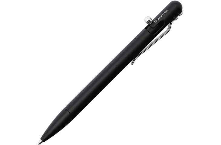 Bastion Bolt Action Pen-SLIM Black PEN-SLMBLT-ALBLK w/ Free Shipping and Handling